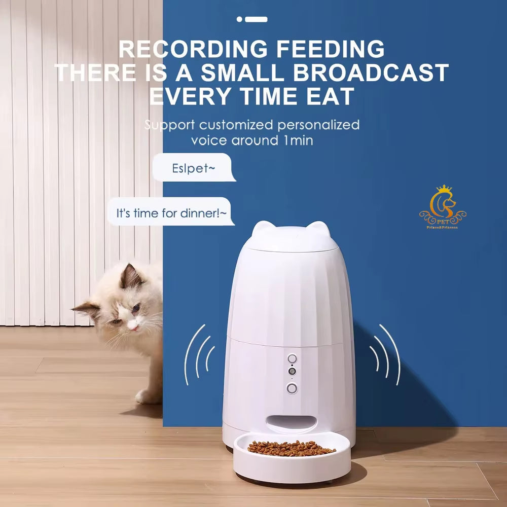 EUR PET Best Selling Remote Control Portable Large Capacity Multi-Function Smart Pet Automatic Feeder