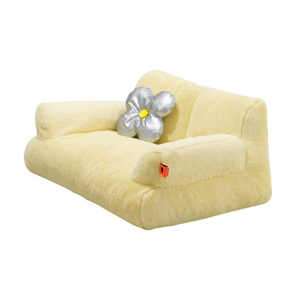Luxury Plush Super Soft Pet Bed and Lounger for Cats and Dogs