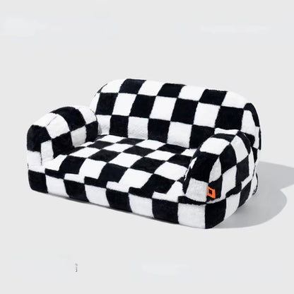 Luxury Plush Super Soft Pet Bed and Lounger for Cats and Dogs