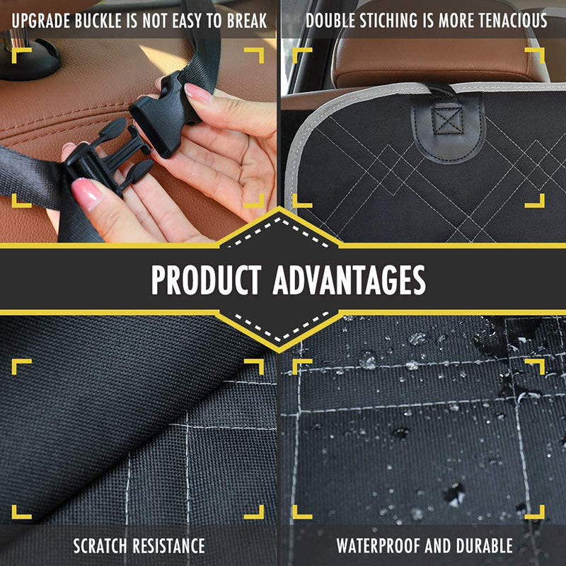 Premium Car Trunk Pet Mat for Dog Travel and Seat Protection