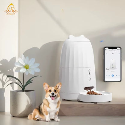 EUR PET Best Selling Remote Control Portable Large Capacity Multi-Function Smart Pet Automatic Feeder