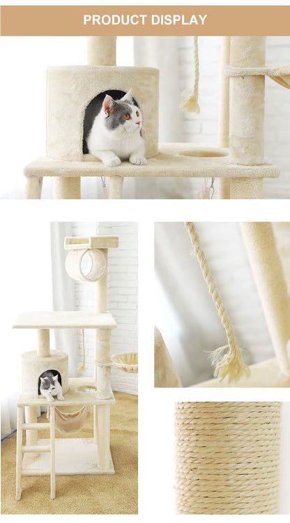Alibaba Best Sellers Wooden OEM Manufacturer Wholesale Customized Pet Cat Furniture Bucket House Cat Tree