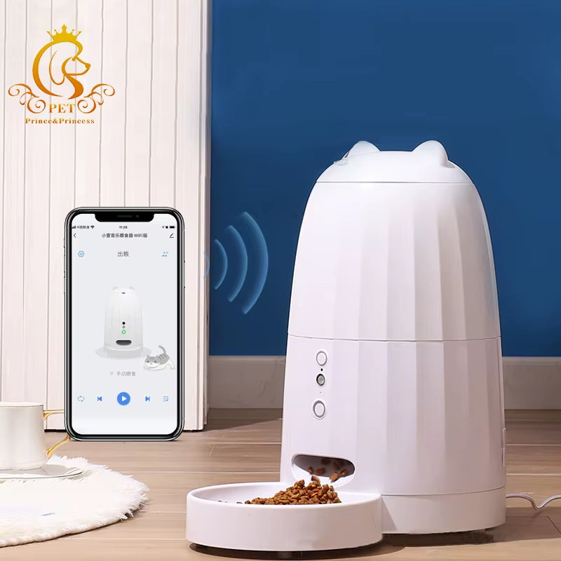 EUR PET Best Selling Remote Control Portable Large Capacity Multi-Function Smart Pet Automatic Feeder