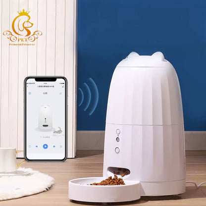 EUR PET Best Selling Remote Control Portable Large Capacity Multi-Function Smart Pet Automatic Feeder