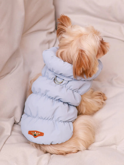 Dog Jacket for Autumn/Winter, Pet Coat, 3-Layer Thick Warm Outerwear, Suitable for Small to Medium Dogs like Poodle, Teddy, York