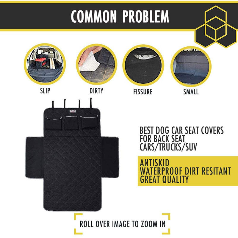 Premium Car Trunk Pet Mat for Dog Travel and Seat Protection