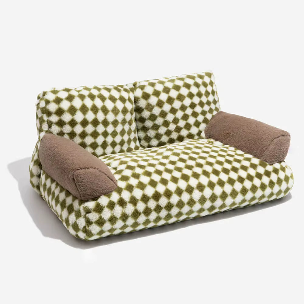 Luxury Plush Super Soft Pet Bed and Lounger for Cats and Dogs