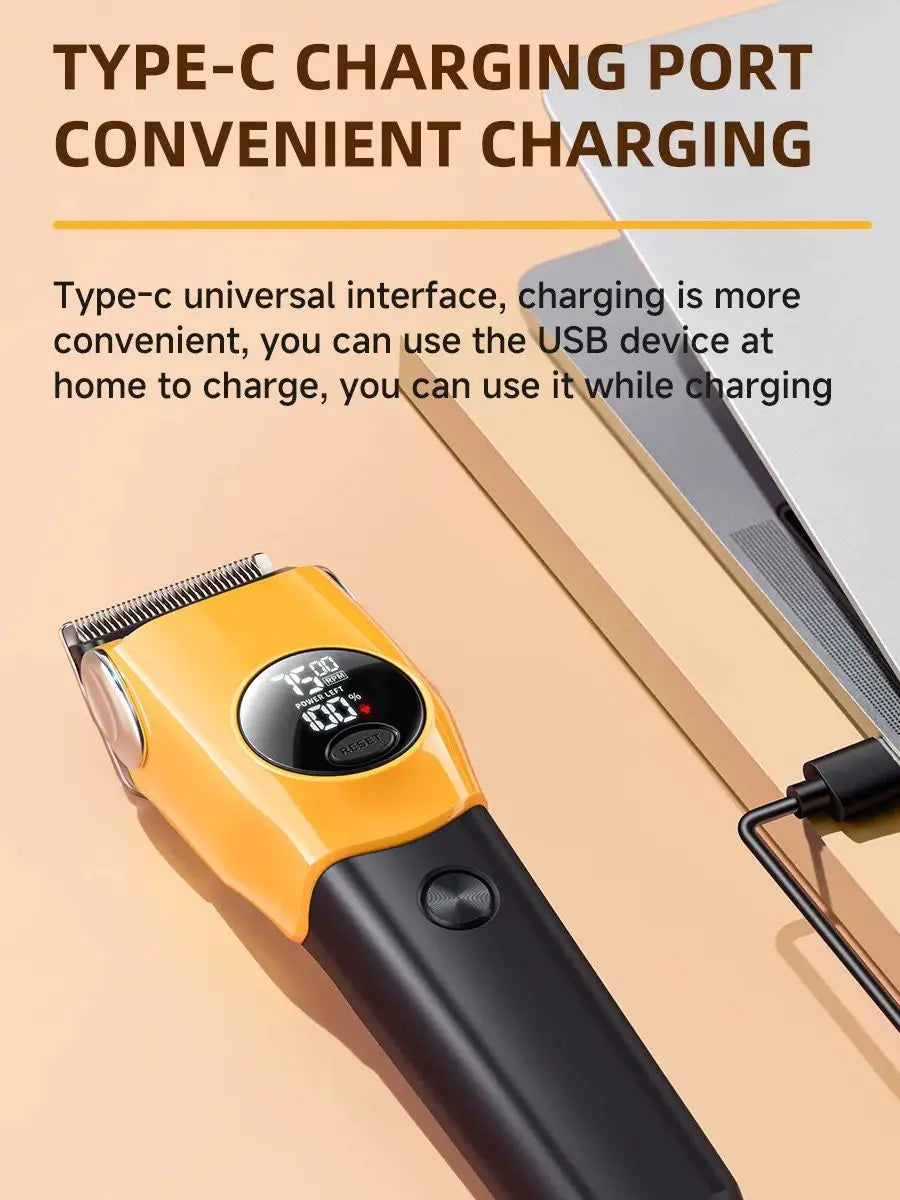 2026 New Hot-Selling Pet Dog Beauty Shaver Intelligent Digital Hair Clipper Cat and Dog Universal Pet Hair Clipper